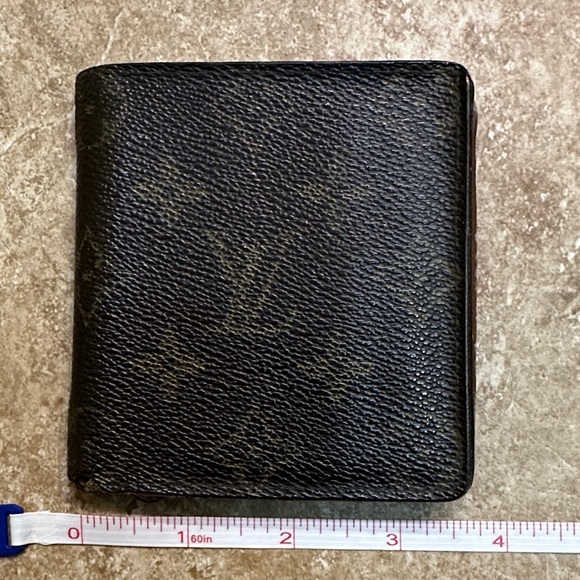 Louis Vuitton Monogram Black Card Holder Made in France